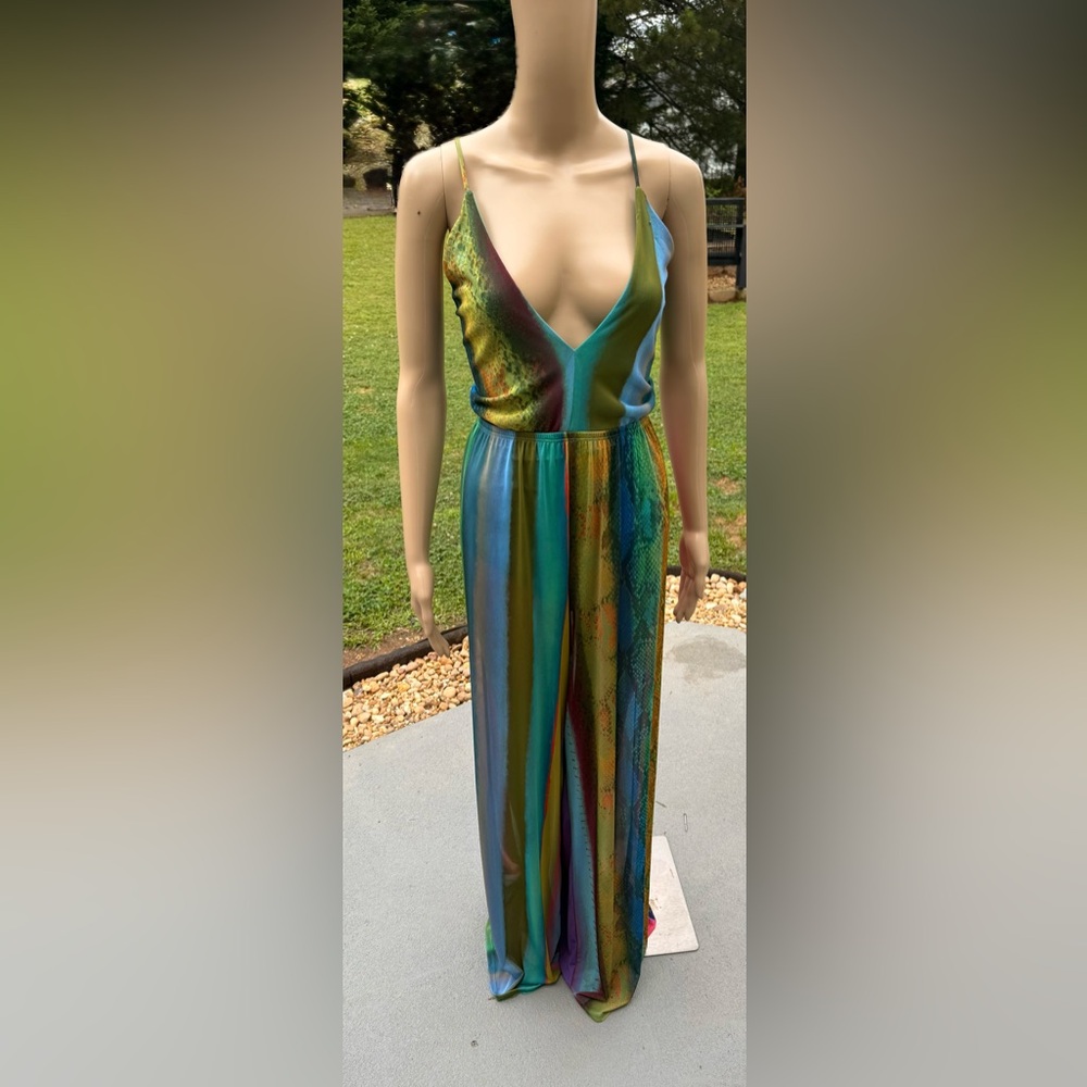 Fashion Nova Multicolor Striped Jumpsuit